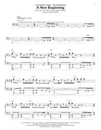 Dream Theater A New Beginning Sheet Music Pdf Notes Chords Pop Score Guitar Tab Download Printable Sku 174497