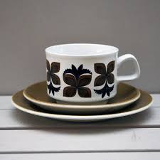 1960s Staffordshire Potteries Trio By Myvintagestudio On Etsy 12 00 Pottery Vintage Dinnerware Staffordshire