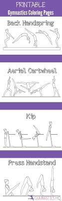 Gymnastics coloring pages, gymnastics coloring page, gym coloring pages, gym coloring page, gymnastics coloring book pages, gymnastics pictures. Printable Gymnastics Coloring Pages 5 Pages Of Gymnastics Skills To Color Listkuliner Com