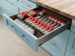 spice storage drawer wood mode fine