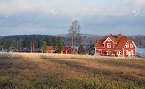 Met het gezin of met elkaar. Landschap In Zweden Scandinavie Europa Royalty Vrije Foto Plaatjes Beelden En Stock Fotografie Image 22981759