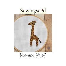 Free printable giraffe head pattern. Baby Giraffe Cross Stitch Pattern Instant Download Etsy Cross Stitch Animals Cross Stitch Patterns Cross Stitch Gallery
