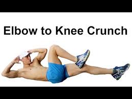 How to do elbow to knee side crunch exercise properly? Elbow To Knee Crunch For Males Best Exercise For Your Knees Elbows Youtube