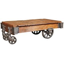 Unique gift ideas and personalised gifts. Vintage Industrial Lineberry Cart Coffee Table At 1stdibs