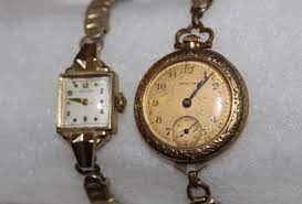 Vintage swatch watches usually have a clear watch head. Two 14k Gold Hamilton Ladies Watches H K Keller