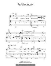 Queen Don T Stop Me Now ноты для фортепиано Pin On Music