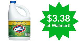 Seize phenomenal bleach for laundry on alibaba.com and enjoy unbelievable deals and promotions. Walmart Clorox Outdoor Bleach 120oz Only 3 38 Become A Coupon Queen Clorox Walmart Bleach
