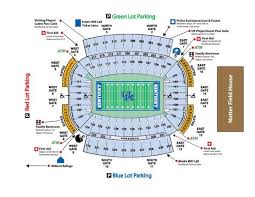 Kentucky Football Stadium Seating Chart Kentucky Wildcars