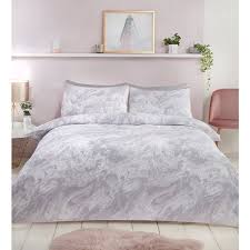 Great savings & free delivery / collection on many items. Loft Studio Marble King Duvet Set Grey Bedding B M