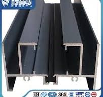 Dark Grey Color Powder Coating Aluminium Profile for Window/ Door