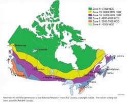 Map Of Canada Climate Zones