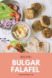 Bulgar Falafel Recipe Ingredients 1 Cup Bulgar 1 Potato Yukon Gold 1 Cup Lentils 1 Cup Breadcru Mediterranean Recipes Healthy Recipes Veggie Recipes