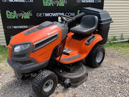 Husqvarna offers a wide and growing range of products and accessories, including everything from chainsaws and trimmers to innovative robotic lawn mowers. 42in Husqvarna Yta 18542 Riding Lawn Tractor W Bagger 82 Hours Nice Gsa Equipment New Used Lawn Mowers And Mower Repair Service Canton Akron Wadsworth Ohio