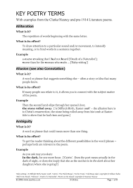 Navigate the cursor to the beginning of that page and go to page layout > breaks. Key Poetry Terms