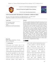 No, currently bitcoin is not available in pakistan because it was banned on 7 april 2018 by the state bank of pakistan. Pdf Journal Of Natural And Applied Sciences Pakistan Using Blockchain Technology To Boost Cyber Security