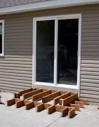 Ground Glass We Re Moving In Not Yet Patio Steps Patio Stairs Wooden Patios