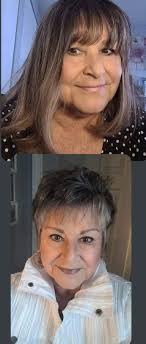 Before and after my haircut today.What do you think about this change! 😍