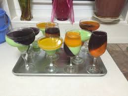 Gelatina En Copa Punch Bowls Alcoholic Drinks Food