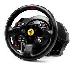 2 large fixed paddle shifters on the racing wheel. Thrustmaster T300 Ferrari Gte Wheel Revealed Bsimracing