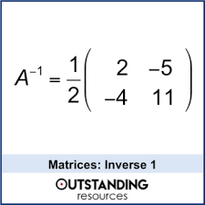 Matrices 4 Inverse Matrices Using The Formula By Outstanding Resources Mathlessons Math Elementarymath Mathcenters T Math Lessons Fun Math Math Tutor