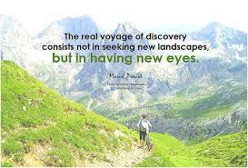 Travel Quote Having New Eyes