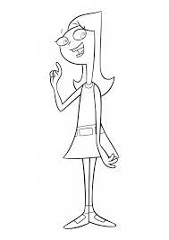 Free printable phineas and ferb candace and meap coloring pages for kids. Candace Gertrude Flynn Coloring Pages Phineas And Ferb Coloring Pages Colorings Cc