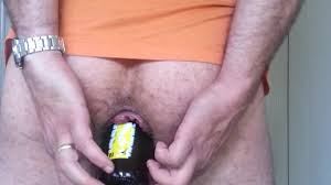 Beer Bottle Deep in Ass - ThisVid.com