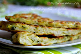 Focaccia In Padella Con Zucchine Ricette Cucina Vegetariana Idee Alimentari