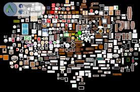 مجموعة بلوكات اثاث 2d بشكل جميل اوتوكاد Dwg