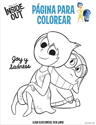 Colorea Con Tu Hijo Estas Figuras De Inside Out O Inmensamente Figuras Para Colorear Paginas Para Colorear Para Ninos Paginas Para Colorear Disney