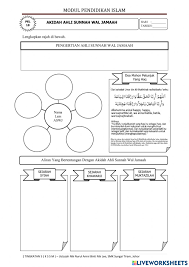 Aqidah islamiah jom like, subscribe dan share. Pel 10 Akidah Ahli Sunnah Wal Jamaah Worksheet