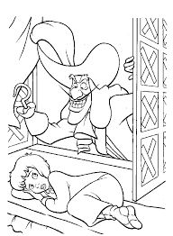 Her yellow hair and green dress are very easy to color. Peter Pan And Tinkerbell Coloring Page Disney Disney Coloring Pages