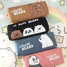 We Bare Bears Pencil Case Grizzly Panda Ice Bear Shopee Malaysia In 2020 Bare Bears We Bare Bears Pencil Case