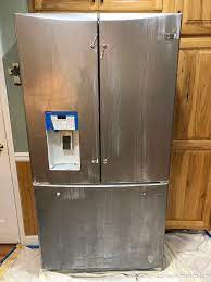 Painting A White Refrigerator With