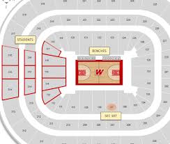 70 Comprehensive Kohl Center Seat Map