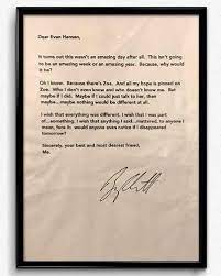 The music and lyrics were written by benj pasek and justin paul (steven levenson wrote a book based on the musical). Deh Letter In 2021 Dear Evan Hansen Evan Hansen Evan