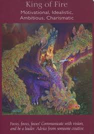 Angel Tarot Card King Of Fire Kartlar