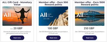 Clicking proceed will remove the existing items from the cart and add the newly selected item. Accor All Gift Cards Uk Earn Bonus Points Loyaltylobby