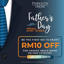In tune with customers' needs. Father A Son S First Hero A Parkson Malaysia Facebook