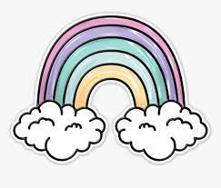Mental health rainbow pastel aesthetic sticker water bottle vinyl sticker. Rainbow Cute Pastel Tumblr Aesthetic Patch Cute Aesthetic Clip Arts Hd Png Download Kindpng