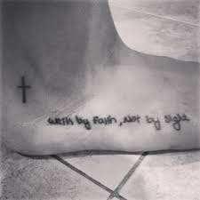 Check spelling or type a new query. 20 Walk By Faith Not By Sight Tattoo Design Ideas For Men Corinthians 5 7 Ink