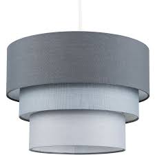 How to choose bedroom lighting. Pendant Lights Lighting Grey Ombre Modern Ceiling Light Shade Pendant Easy Fit 2 Tier Fabric Lamp Shade
