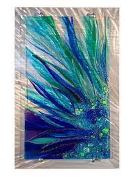Contemporary Art Glass Sculptures Fused Glass Wall Art Glass Wall Art Panels Glass Art Projects