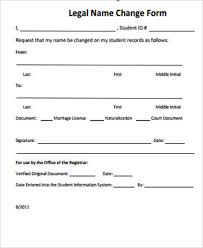 Can i change my last name without getting married? Free 10 Sample Name Change Forms In Ms Word Pdf