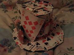 You can always paint the hat at the very end! Gothic Lolita Playing Cards Miniature Top Hat A Top Hat Art Decorating And Embellishing On Cut Out Keep