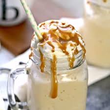 Caramel macchiato is one of the most popular starbucks drinks. Caramel Frappuccino Recipe Homemade Caramel Frappe The Cookie Rookie