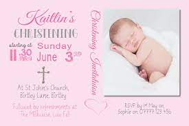 If you want your invitation to look formal and elegant, we have classic and tasteful christian or catholic baptism invitations templates that will fit the bill. Girl S Christening Invitation Cards Personalised The Invite Factory