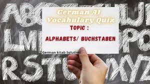 Remember the titans is one of the most unforgettable movies that came out at the turn of the century. German A1 Vocabulary Quiz Topic Alphabets Mcq German Kitab Solution