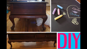 Posted on august 21, 2012 by homemaderenata. Diy Coffee Table Chalkboard Youtube
