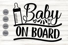 Download Baby On Board Graphic By Cosmosfineart Creative Fabrica PSD Mockup Templates